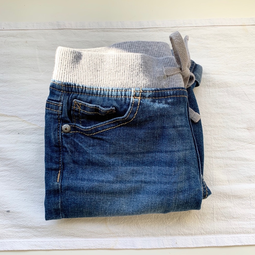 Medium Length Denim Shorts
